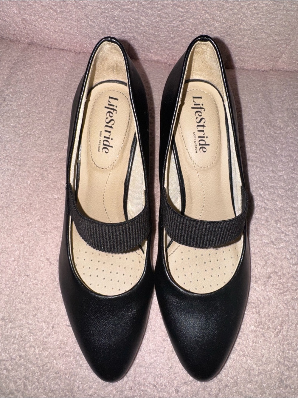 LifeStride Black Women's Mary Jane Heels
